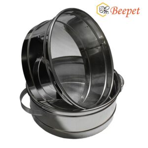Nagy inox mézszűrő